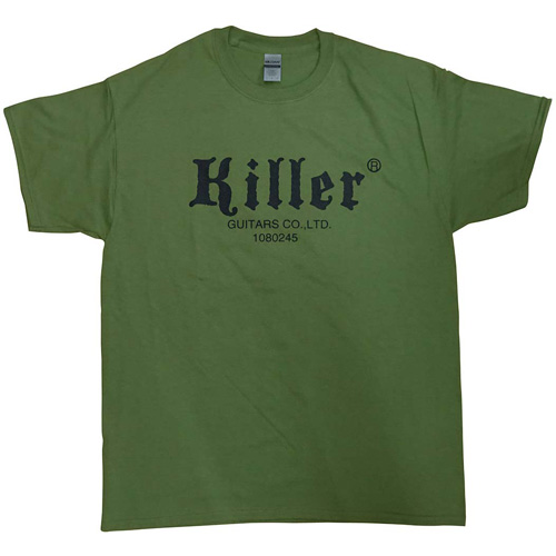 killer guitars t-shirt military green