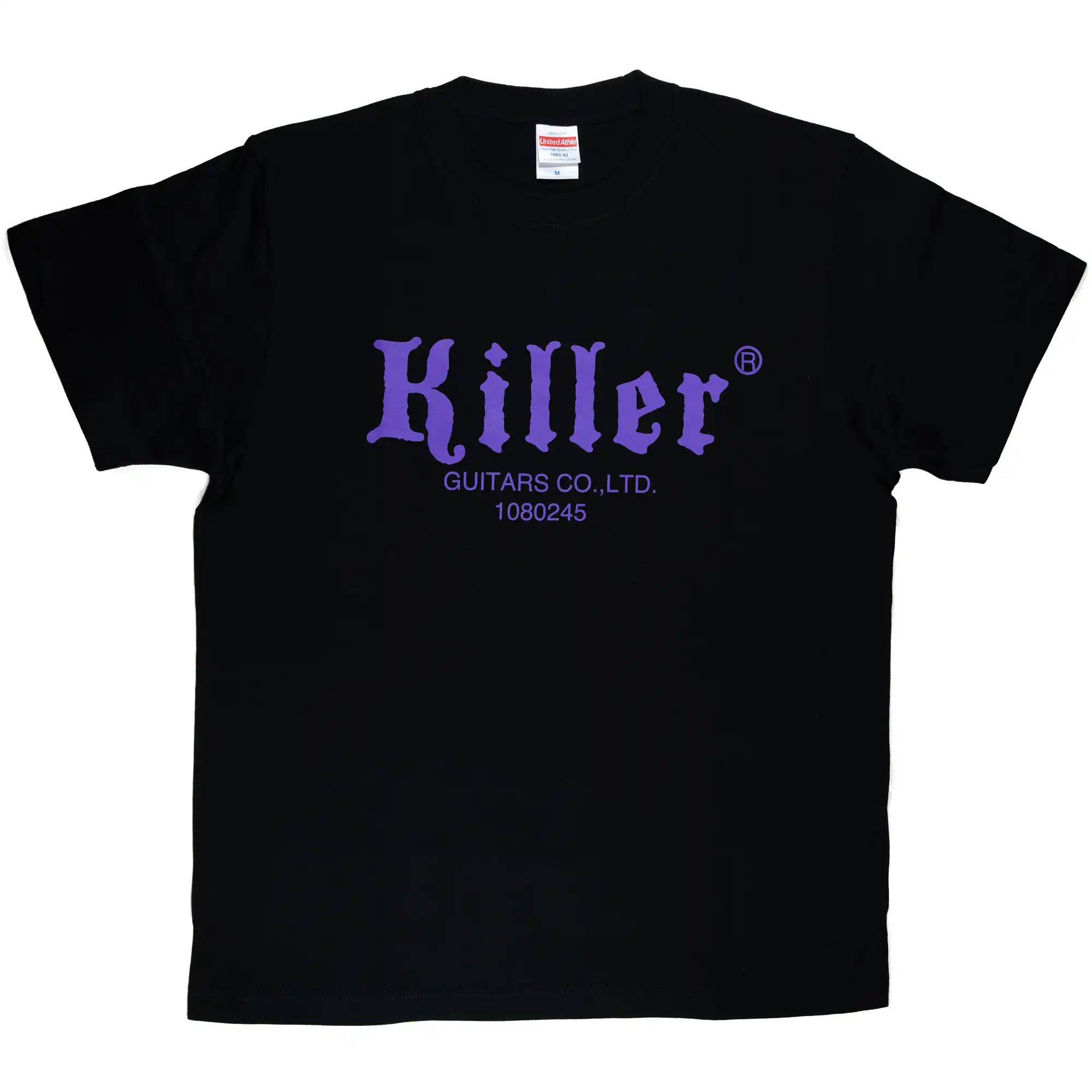 killer guitars t-shirt violet logo