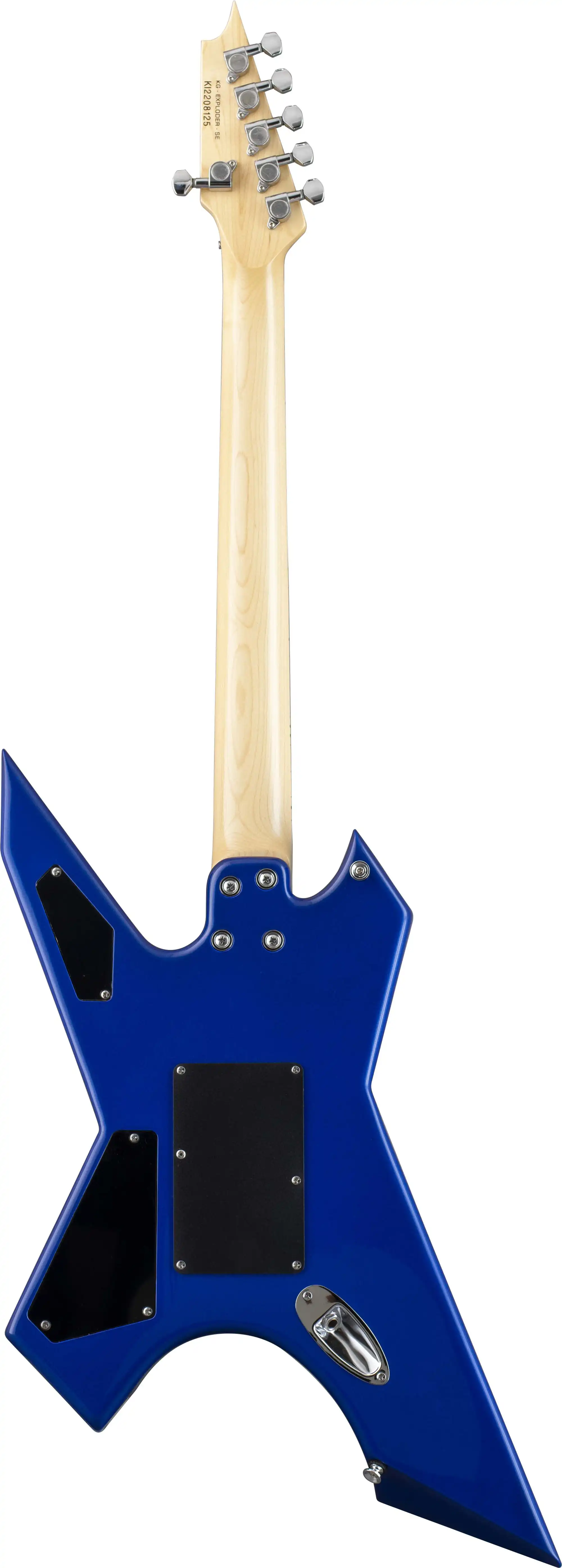 killer guitars kg-exploder metallic blue back
