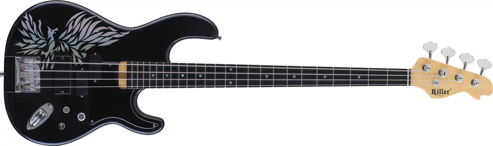 killer guitars kb-criminal bass 24 phoenix vision