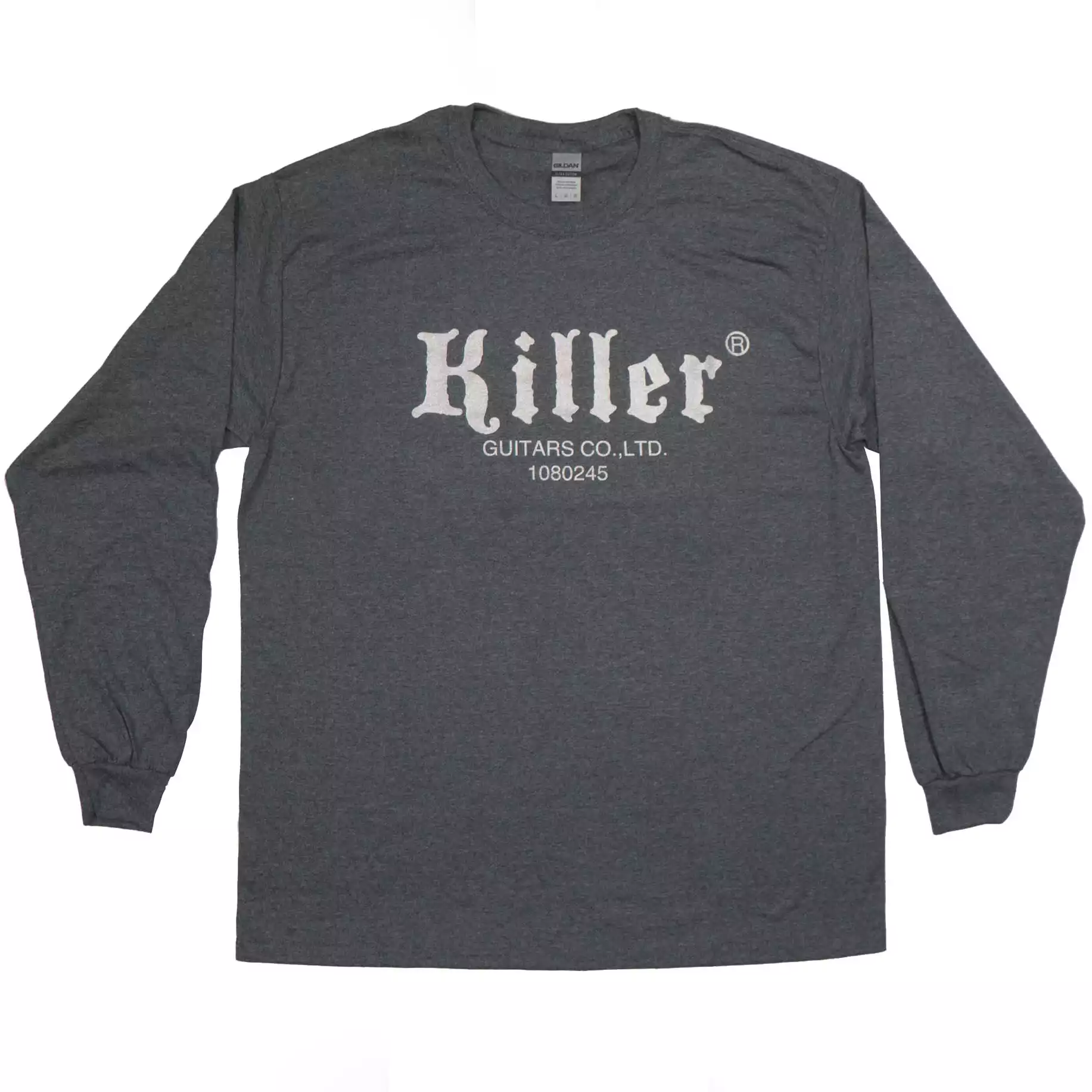 killer guitars long sleeve t-shirt  dark heather image