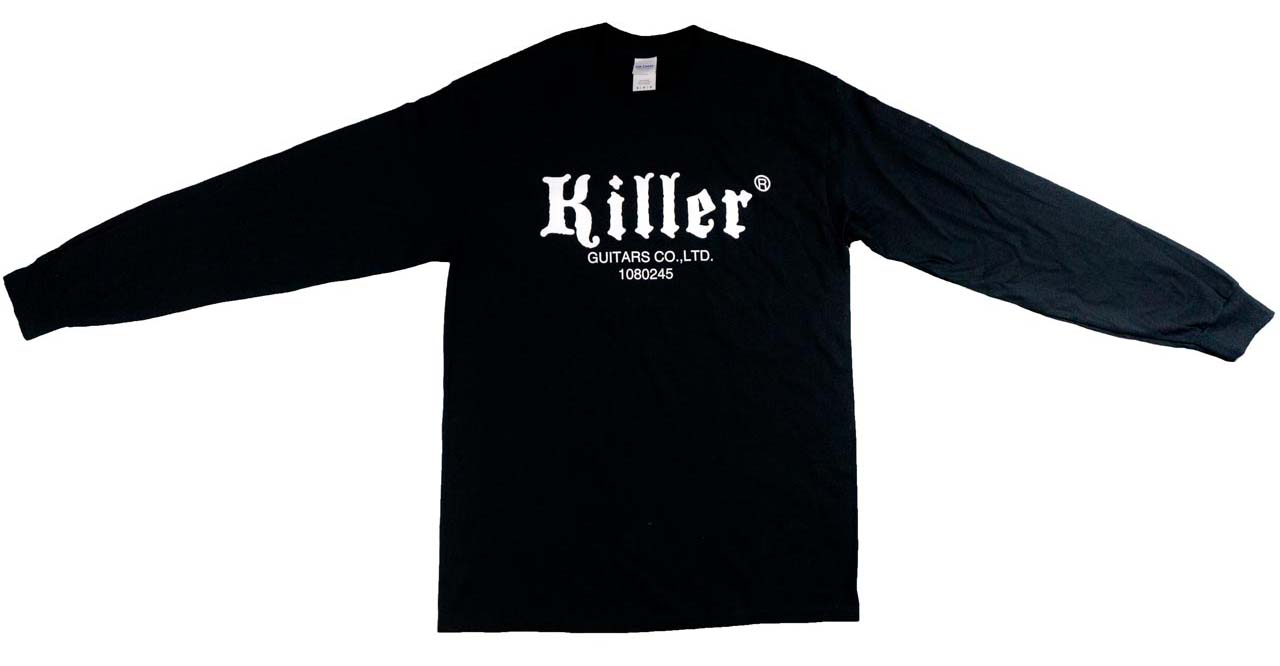 Killer Guitars long sleeve T-shirt black：キラーギターズ ロング