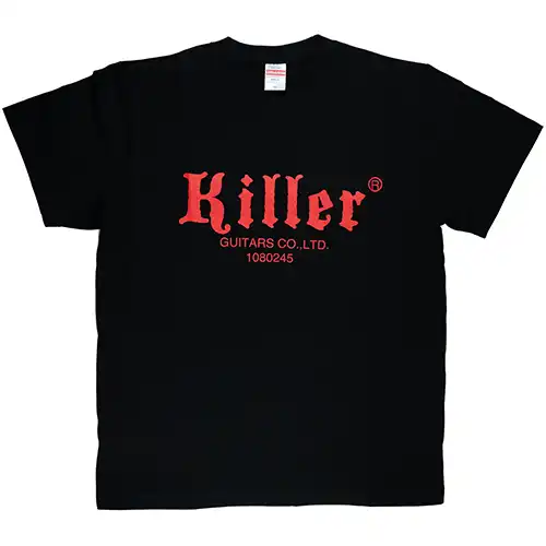 killer guitars t-shirt red logo