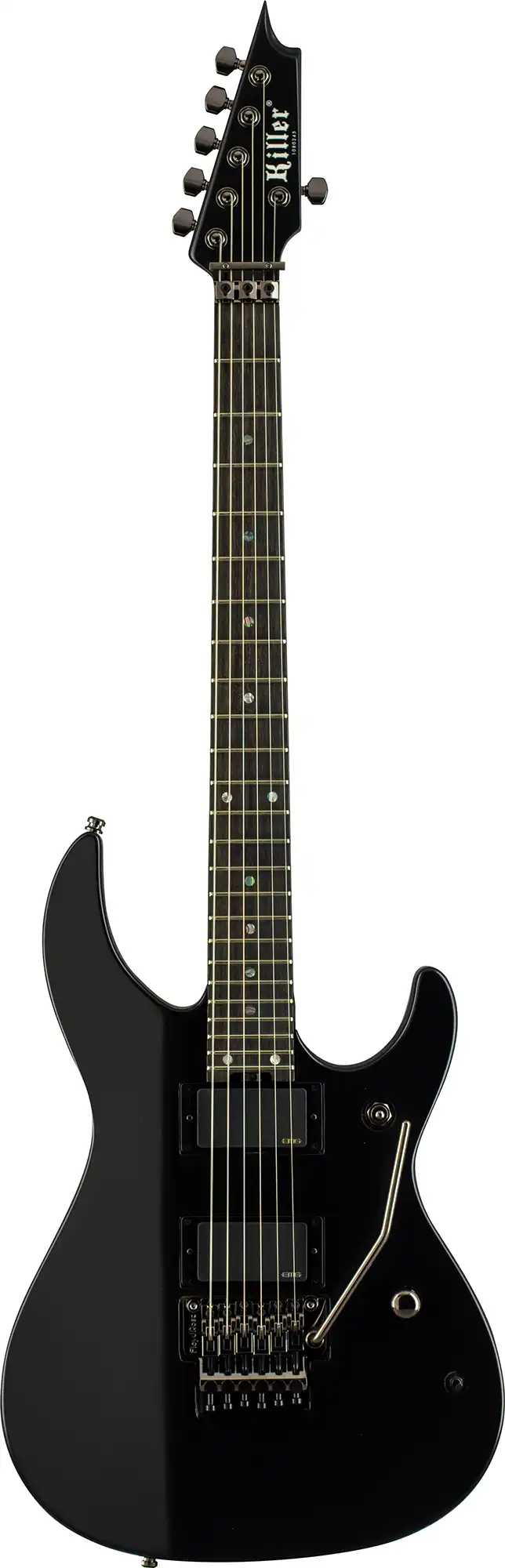 killer guitars kg-fascist vice ii bib black satin