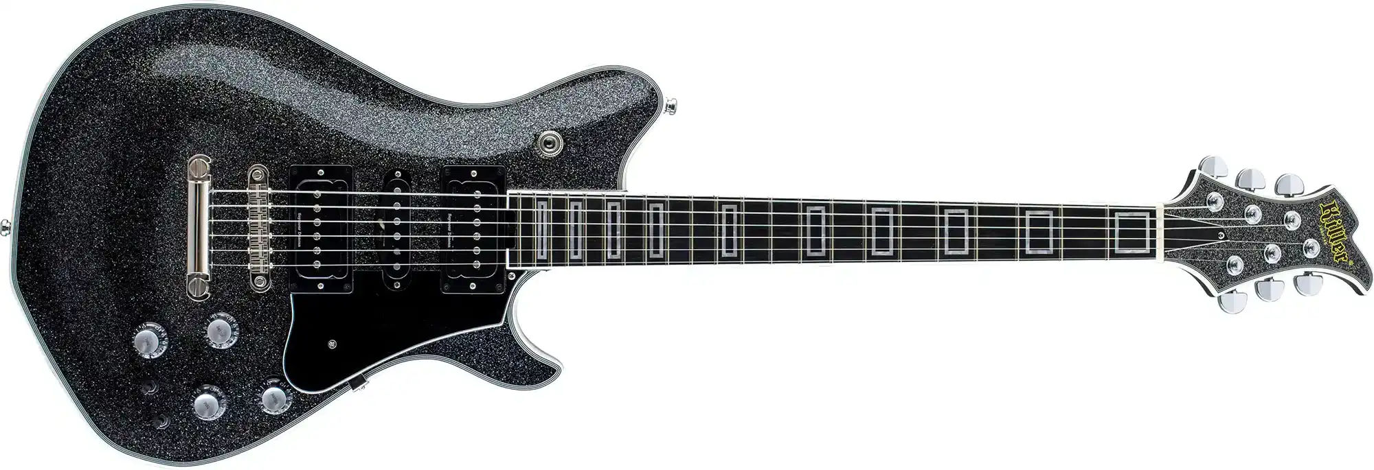 killer guitars kg-marquis custom kj silver flake on black